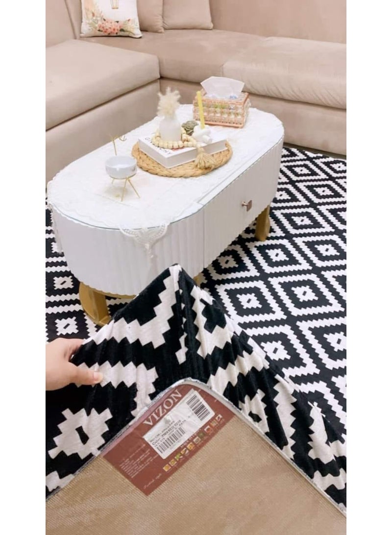 غطاء أريكة وكنبة مخملي متعدد الاستخدامات بنقشة الجاكار، مقاس 70×195 سم، مناسب لغرفة المعيشة، وأغطية الكراسي، وسجادة ديكور، وإضفاء لمسة جمالية على أثاث المنزل. - Image 3